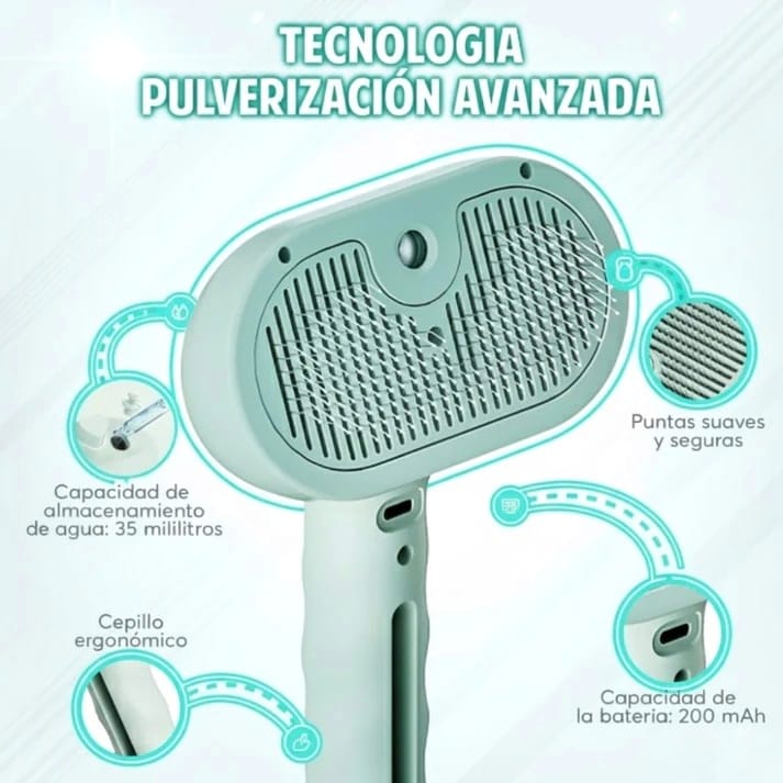 Cepillo Pulverizador 4 en 1